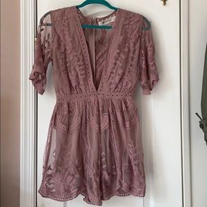 Dusty Rose Romper